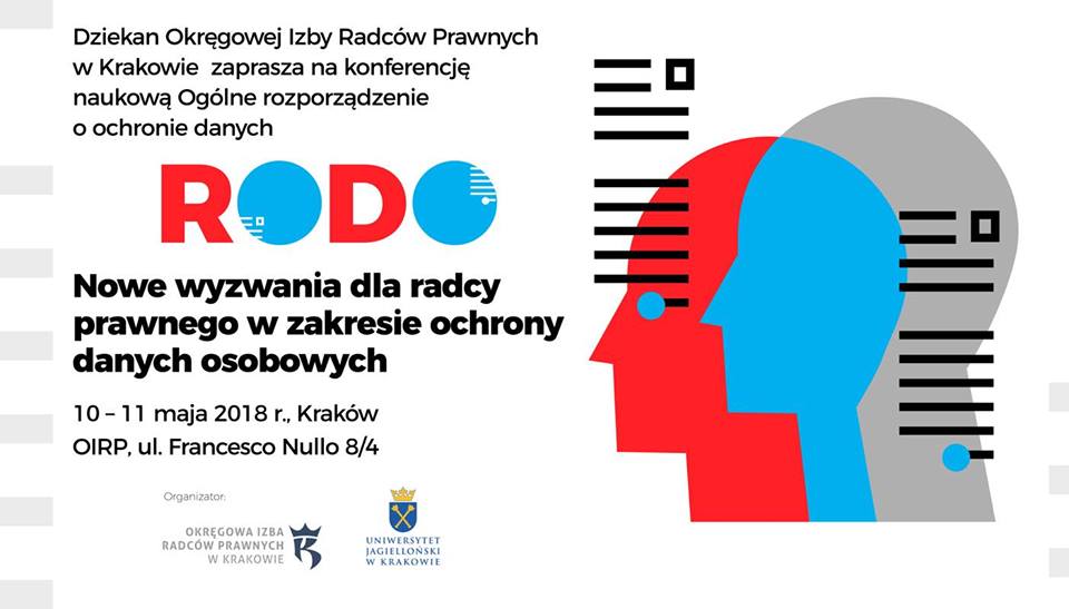 r. pr. dr Dominik Lubasz prelegentem podczas Konferencji: „Ogólne rozporządzenie o ochronie danych (RODO)”