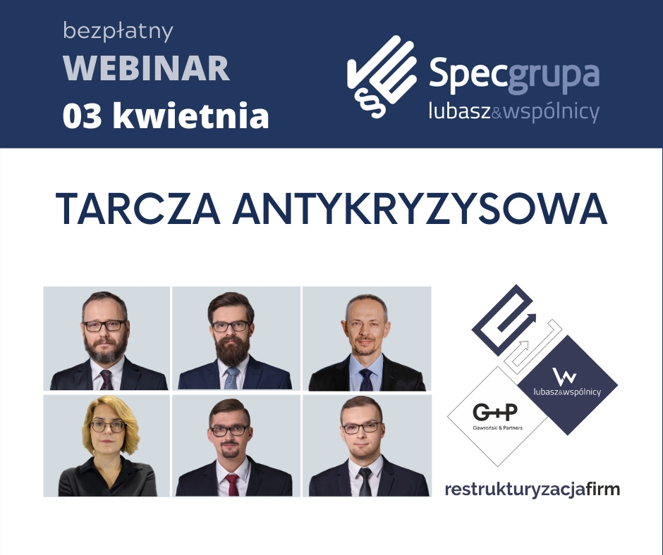 Tarcza Antykryzysowa. Webinar