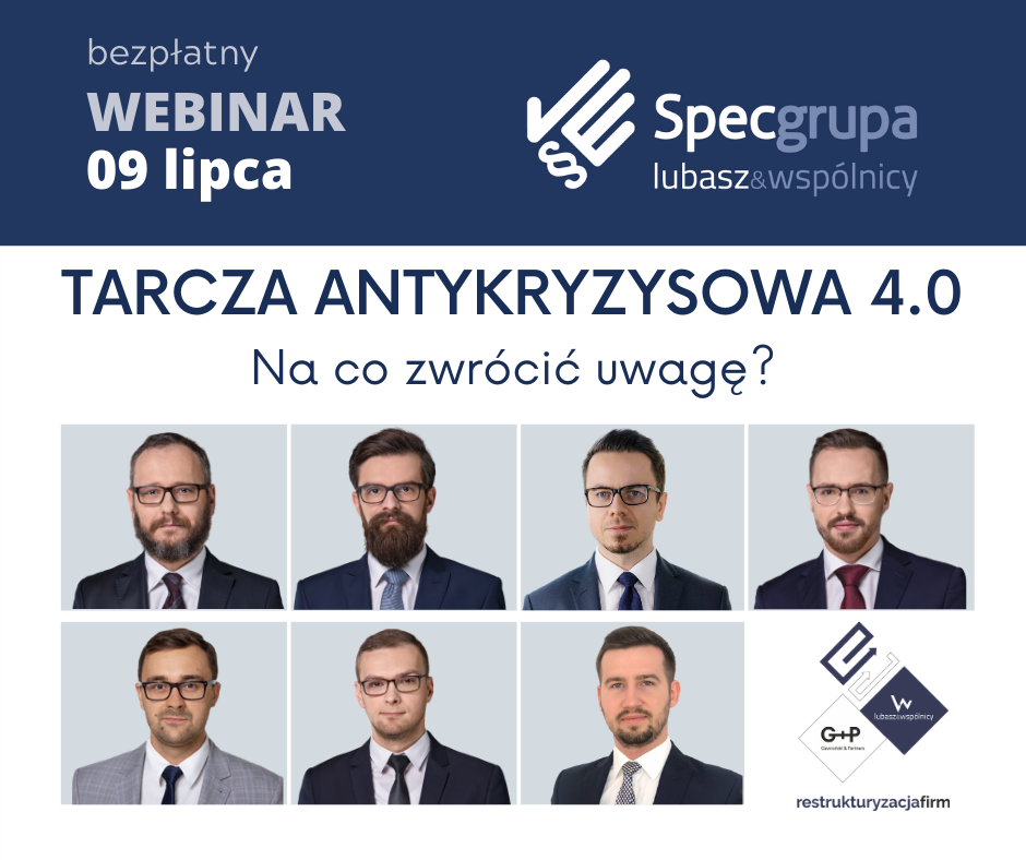 Tarcza antykryzysowa 4.0 – na co zwrócić uwagę? Webinar