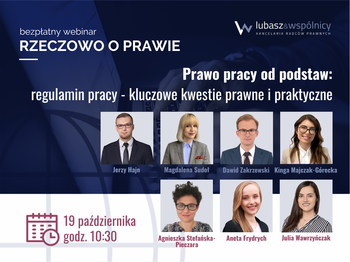 Prawo pracy od podstaw: regulamin pracy — kluczowe kwestie prawne i praktyczne