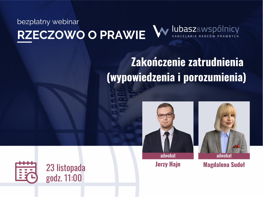 Zakończenie zatrudnienia (wypowiedzenia i porozumienia)